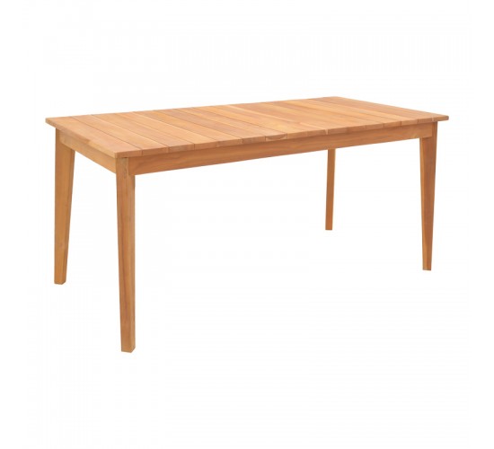 Τραπέζι Ory teak ξύλο σε φυσική απόχρωση 160x80x75εκ Υλικό: TEAK WOOD 340-000004 Τραπέζι Ory teak ξύλο σε φυσική απόχρωση 160x80x75εκ Υλικό: TEAK WOOD 340-000004
