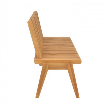 Πολυμορφικός καναπές-παγκάκι Jey teak ξύλο σε φυσική απόχρωση 120x57.5x80εκ Υλικό: TEAK WOOD 340-000017