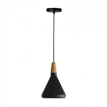 Φωτιστικό οροφής Jedren μαύρο μέταλλο Φ18x27εκ Υλικό: METAL 342-000024