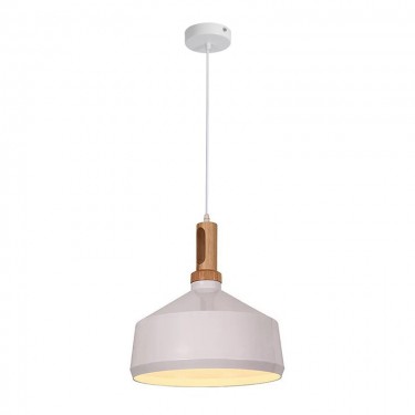 Φωτιστικό οροφής Denvel I λευκό-χρυσό μέταλλο Φ35x22εκ Υλικό: METAL 342-000036