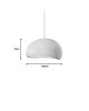 Φωτιστικό οροφής Zulcere λευκό ps 30x18εκ Υλικό: METAL - POLYESTERE 342-000049 Φωτιστικό οροφής Zulcere λευκό ps 30x18εκ Υλικό: METAL - POLYESTERE 342-000049
