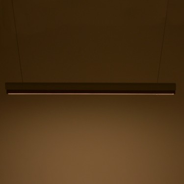 Φωτιστικό οροφής Rafmole Led λευκό μέταλλο-ξύλο 120x7.5εκ Υλικό: METAL - WOOD 342-000060