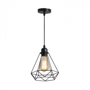 Φωτιστικό οροφής Jabrey μαύρο μέταλλο Φ20.5x25εκ Υλικό: METAL. 342-000064