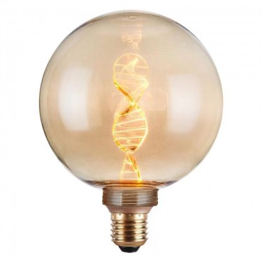 Λαμπτήρας LED RN-DNA G125 Bulb 3.5W E27 220-240V amber Υλικό: GLASS 342-000068
