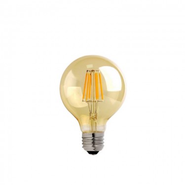 Λαμπτήρας LED G80 Bulb 4W E27 2700K 200-220V amber Υλικό: GLASS 342-000070