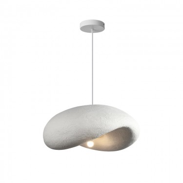 Φωτιστικό οροφής led Ferecon E27 ps λευκό Φ45x25εκ Υλικό: METAL - POLYSTYRENE 342-000093