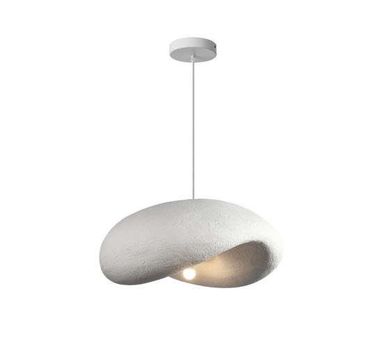 Φωτιστικό οροφής led Ferecon E27 ps λευκό Φ45x25εκ Υλικό: METAL - POLYSTYRENE 342-000093