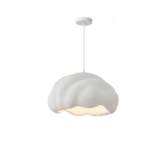 Φωτιστικό οροφής Vomber E27 ps λευκό Φ52x28εκ Υλικό: METAL - POLYSTYRENE 342-000095