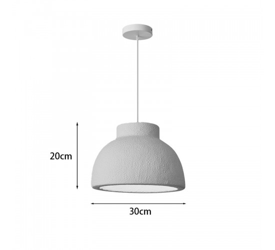 Φωτιστικό οροφής Jenila E27 ps λευκό Φ30x20εκ Υλικό: METAL - POLYSTYRENE 342-000096