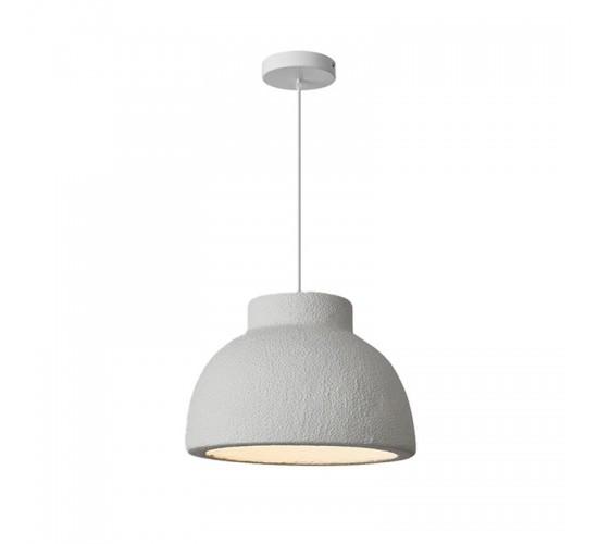 Φωτιστικό οροφής Jenila E27 ps λευκό Φ30x20εκ Υλικό: METAL - POLYSTYRENE 342-000096