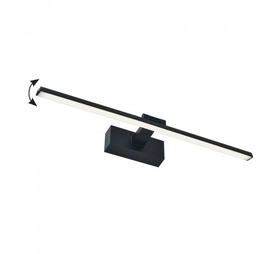 Φωτιστικό τοίχου-απλίκα Debiwen led μέταλλο μαύρο 60x10x6εκ Υλικό: METAL 342-000108