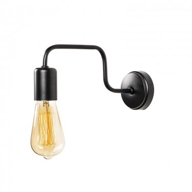 Φωτιστικό τοίχου-απλίκα Kerquin led μέταλλο μαύρο 28x10x11εκ Υλικό: METAL - NATURAL 342-000109