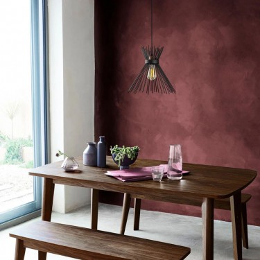 Φωτιστικό οροφής Candle I E27 μέταλλο μαύρο Φ25x30εκ Υλικό: METAL 342-000126