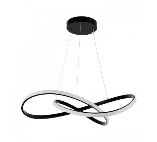 Φωτιστικό οροφής Artisun led μέταλλο μαύρο Φ56x100εκ Υλικό: METAL - 342-000130