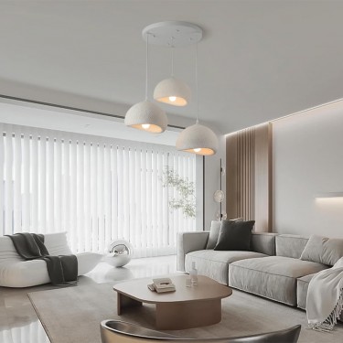 Φωτιστικό οροφής Bertow μέταλλο-ps λευκό Φ40x100εκ Υλικό: METAL - polystyrene 342-000136