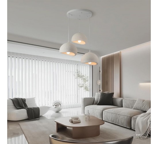 Φωτιστικό οροφής Bertow μέταλλο-ps λευκό Φ40x100εκ Υλικό: METAL - polystyrene 342-000136