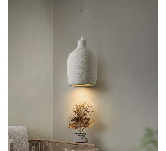 Φωτιστικό οροφής Danae μέταλλο-ps λευκό Φ30x46εκ Υλικό: METAL - polystyrene 342-000137