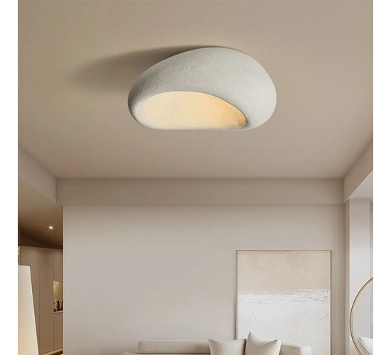 Φωτιστικό οροφής led Zulcere E27 λευκό ps 50x28εκ Υλικό: Metal/high density polystyrene 342-000141