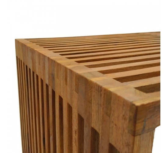 Τραπέζι Marlin teak ξύλο σε φυσική απόχρωση 100x50x45εκ Υλικό: TEAK WOOD 343-000025 Τραπέζι Marlin teak ξύλο σε φυσική απόχρωση 100x50x45εκ Υλικό: TEAK WOOD 343-000025