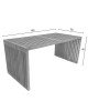 Τραπέζι Marlin teak ξύλο σε φυσική απόχρωση 100x50x45εκ Υλικό: TEAK WOOD 343-000025 Τραπέζι Marlin teak ξύλο σε φυσική απόχρωση 100x50x45εκ Υλικό: TEAK WOOD 343-000025