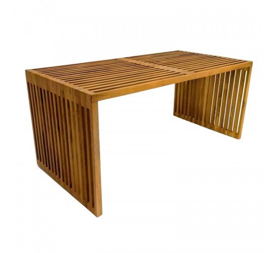 Τραπέζι Marlin teak ξύλο σε φυσική απόχρωση 100x50x45εκ Υλικό: TEAK WOOD 343-000025 Τραπέζι Marlin teak ξύλο σε φυσική απόχρωση 100x50x45εκ Υλικό: TEAK WOOD 343-000025