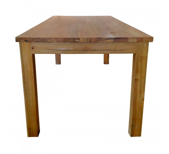 Τραπεζαρία Granny-Wooly σετ 7τεμ σε φυσική-μπεζ απόχρωση 220x90x75εκ Υλικό: TEAK WOOD- PE ROPE 343-000070