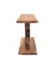 Κονσόλα Nasiol Inart teak ξύλο σε φυσική απόχρωση 120x40x75εκ Υλικό: TEAK WOOD 343-000080