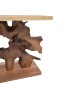 Κονσόλα Nasiol Inart teak ξύλο σε φυσική απόχρωση 120x40x75εκ Υλικό: TEAK WOOD 343-000080