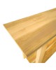 Κονσόλα Decoza teak ξύλο σε φυσική απόχρωση 140x40x80εκ Υλικό: TEAK WOOD 343-000086