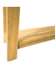 Κονσόλα Decoza teak ξύλο σε φυσική απόχρωση 140x40x80εκ Υλικό: TEAK WOOD 343-000086