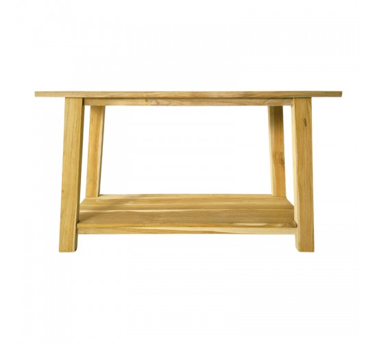 Κονσόλα Decoza teak ξύλο σε φυσική απόχρωση 140x40x80εκ Υλικό: TEAK WOOD 343-000086