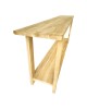 Κονσόλα Decoza teak ξύλο σε φυσική απόχρωση 200x40x80εκ Υλικό: TEAK WOOD 343-000087
