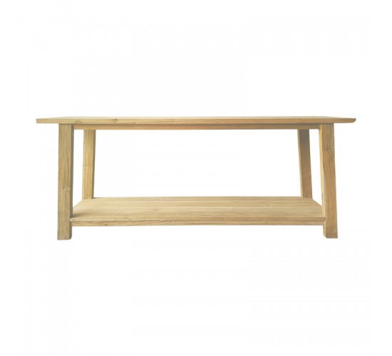 Κονσόλα Decoza teak ξύλο σε φυσική απόχρωση 200x40x80εκ Υλικό: TEAK WOOD 343-000087