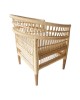 Πολυθρόνα Necorian paakoworld teak ξύλο με pe rattan σε φυσική απόχρωση και λευκό μαξιλάρι 80x70x87εκ Υλικό: TEAK WOOD 343-000090 Πολυθρόνα Necorian paakoworld teak ξύλο με pe rattan σε φυσική απόχρωση και λευκό μαξιλάρι 80x70x87εκ Υλικό: TEAK WOOD 343-000090