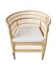 Πολυθρόνα Necorian paakoworld teak ξύλο με pe rattan σε φυσική απόχρωση και λευκό μαξιλάρι 80x70x87εκ Υλικό: TEAK WOOD 343-000090 Πολυθρόνα Necorian paakoworld teak ξύλο με pe rattan σε φυσική απόχρωση και λευκό μαξιλάρι 80x70x87εκ Υλικό: TEAK WOOD 343-000090