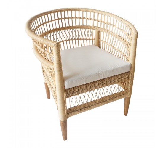 Πολυθρόνα Necorian paakoworld teak ξύλο με pe rattan σε φυσική απόχρωση και λευκό μαξιλάρι 80x70x87εκ Υλικό: TEAK WOOD 343-000090 Πολυθρόνα Necorian paakoworld teak ξύλο με pe rattan σε φυσική απόχρωση και λευκό μαξιλάρι 80x70x87εκ Υλικό: TEAK WOOD 343-000090