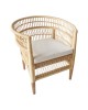 Πολυθρόνα Necorian paakoworld teak ξύλο με pe rattan σε φυσική απόχρωση και λευκό μαξιλάρι 80x70x87εκ Υλικό: TEAK WOOD 343-000090 Πολυθρόνα Necorian paakoworld teak ξύλο με pe rattan σε φυσική απόχρωση και λευκό μαξιλάρι 80x70x87εκ Υλικό: TEAK WOOD 343-000090