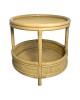 Βοηθητικό τραπέζι Moody pe rattan σε φυσική απόχρωση Φ55x51εκ Υλικό: TEAK WOOD - GLASS 343-000093 Βοηθητικό τραπέζι Moody pe rattan σε φυσική απόχρωση Φ55x51εκ Υλικό: TEAK WOOD - GLASS 343-000093