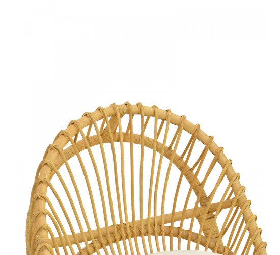 Πολυθρόνα Tromso paakoworld pe rattan σε φυσική απόχρωση με εκρού χρώμα μαξιλάρι 80x85x98εκ Υλικό: TEAK WOOD 343-000095 Πολυθρόνα Tromso paakoworld pe rattan σε φυσική απόχρωση με εκρού χρώμα μαξιλάρι 80x85x98εκ Υλικό: TEAK WOOD 343-000095