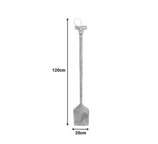 Διακοσμητικό τοίχου κουπί Paddly Inart μαόνι ξύλο σε φυσική απόχρωση 20x3x120εκ Υλικό: MAHOGANY WOOD 343-000098