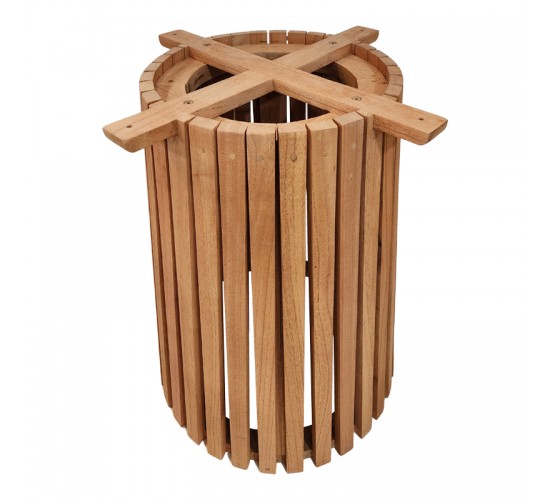 Βάση τραπεζιού εσωτερικού χώρου Galy I mindi ξύλο σε φυσική απόχρωση Φ60x75εκ Υλικό: MINDI WOOD 343-000118