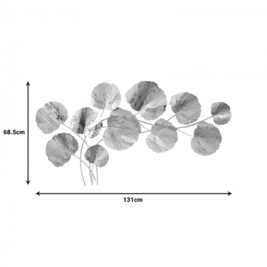 Διακοσμητικό τοίχου Fleur Inart μέταλλο σε χρυσή απόχρωση131x68.5x6εκ Υλικό: IRON 100%  345-000010