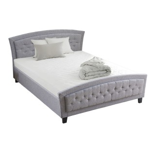 Κρεβάτι Camaro ύφασμα σε γκρι απόχρωση160x200εκ Υλικό: WOOD - FOAM - FABRIC 347-000020