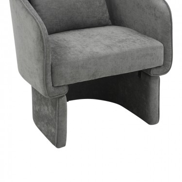 Πολυθρόνα Playmob ύφασμα σε γκρι απόχρωση 69x65x79εκ Υλικό: CHENILLE FABRIC - PLYWOOD - FOAM 350-000003