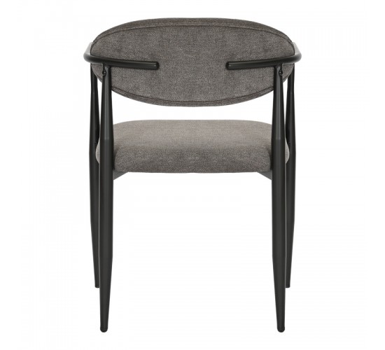 Πολυθρόνα Kalone ύφασμα σε ανθρακί απόχρωση 56x55x78εκ Υλικό: FABRIC - METAL 350-000027