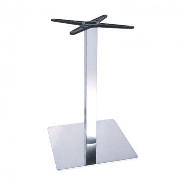 Βάση τραπεζιού Galax αλουμινίου σε ασημί απόχρωση 45x45x72εκ Υλικό: ALUMINIUM 355-000009