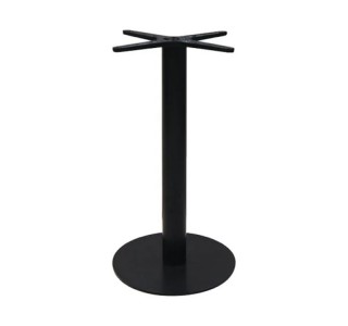 Βάση τραπεζιού Bar Stada μεταλλική σε μαύρη απόχρωση Φ40x108εκ Υλικό: IRON 355-000015