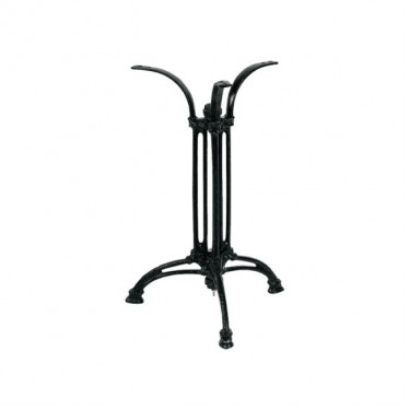 Βάση τραπεζιού Outil μεταλλική σε μαύρη απόχρωση 50x50x71εκ Υλικό: IRON 355-000017