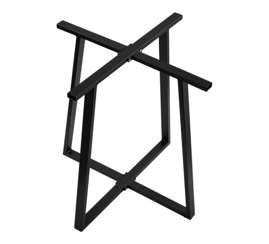 Βάση τραπεζιού μπαρ Mulbe I μεταλλική σε μαύρη απόχρωση 50x50x90εκ Υλικό: IRON 355-000027