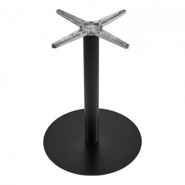 Βάση τραπεζιού Jefry μεταλλική σε μαύρη απόχρωση Φ48x73εκ Υλικό: IRON 355-000030